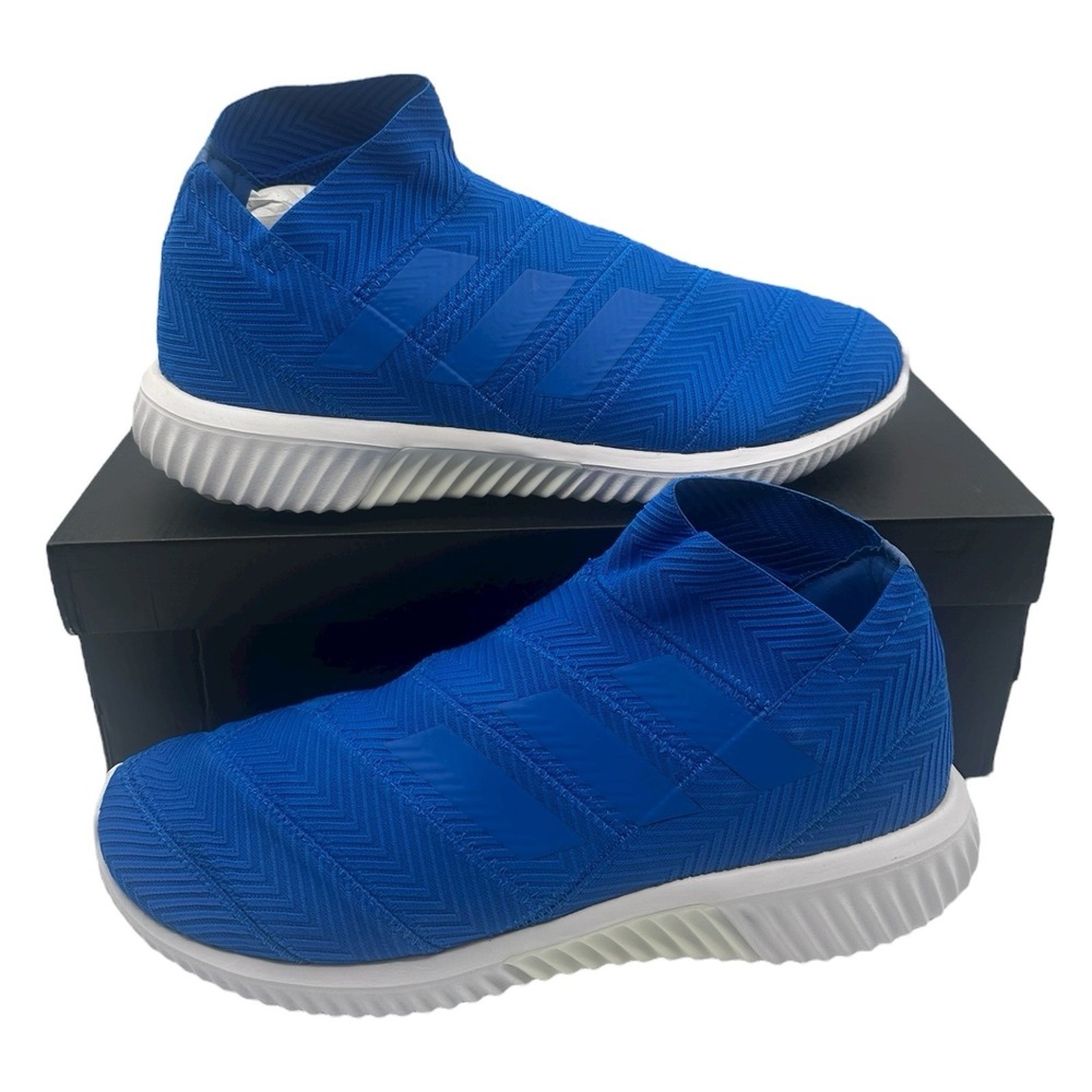 Adidas Nemeziz Tango 18.1 TR Football Soccer Shoes Mens Sz 8.5 Blue/White AC7355